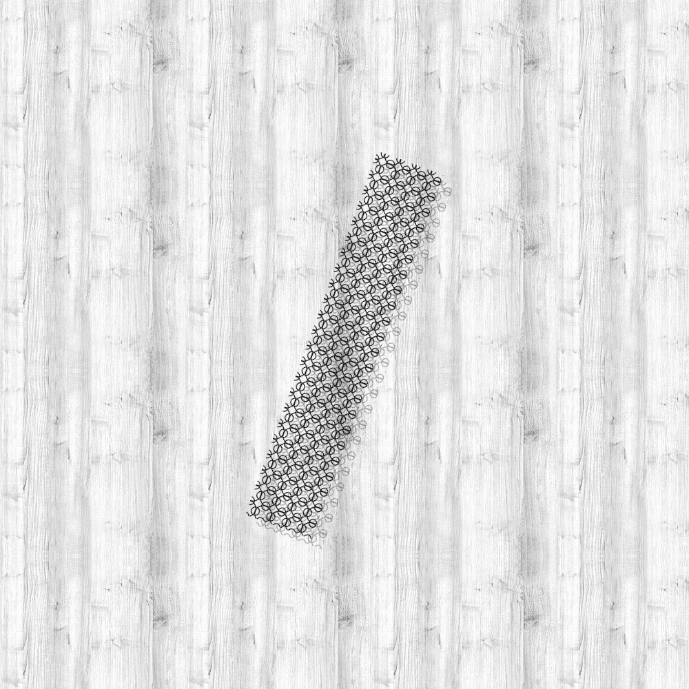 Wood slash, inspected at high resolution