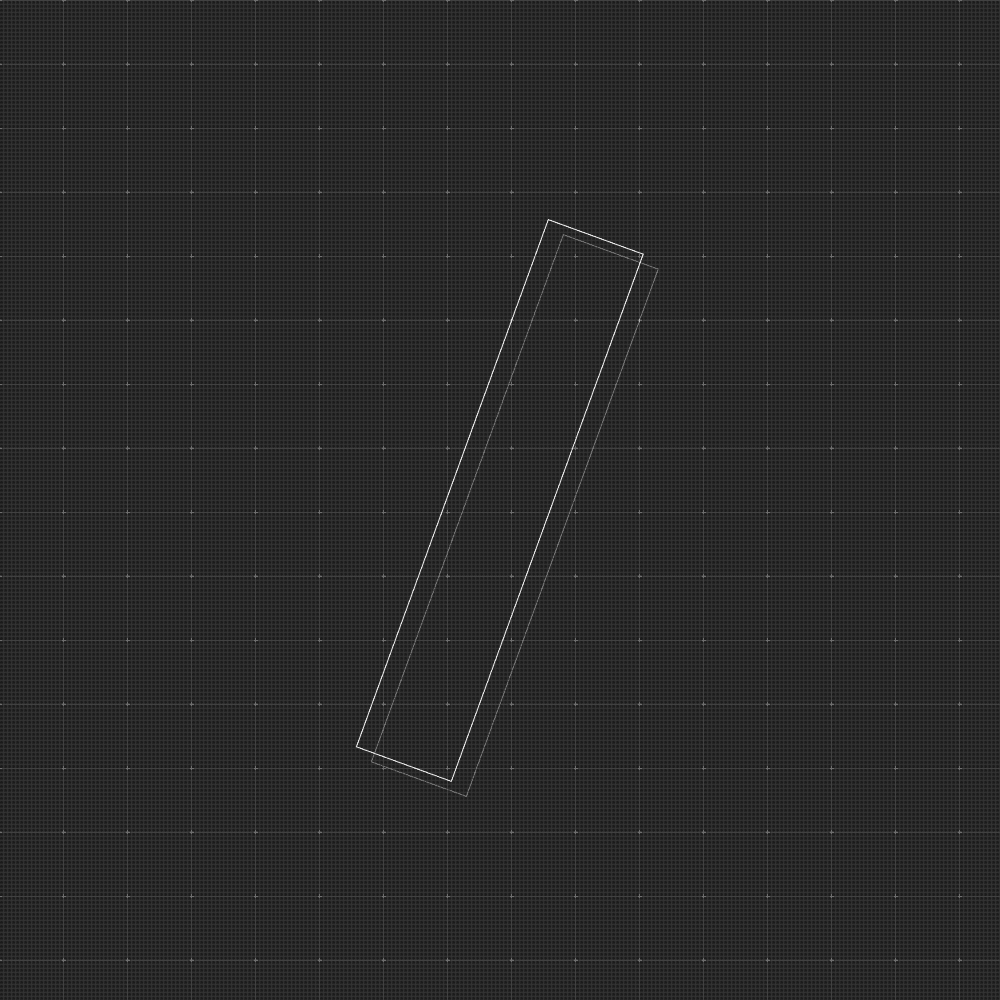 Blueprint slash, a dark single mark from SLASHER